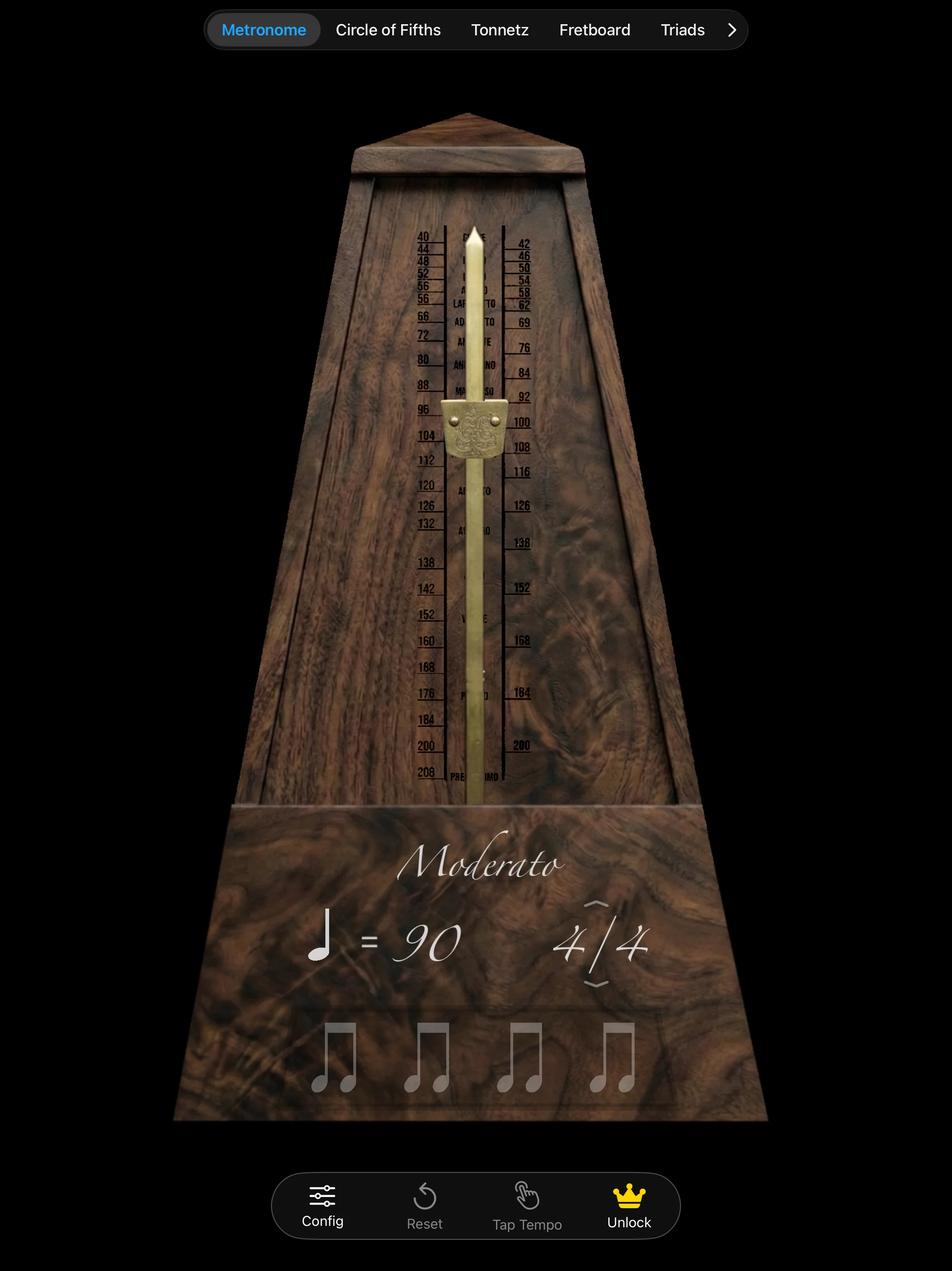 ChronoChord Metronome on iPad